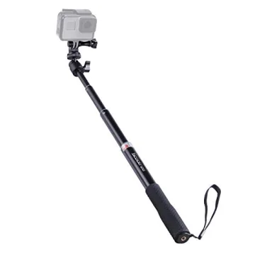 Smatree Extendable Aluminum Selfie Stick for GoPro and Action Cameras