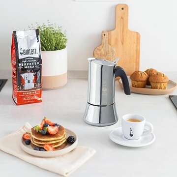 Bialetti New Venus Induction Coffee Maker for All Hobs