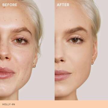 ILIA - Skin Rewind Complexion Stick - Foundation + Concealer + Skincare | Non-Toxic, Vegan, Cruelty-Free, Clean Makeup (4N - Holly, 0.35 oz | 10 g)