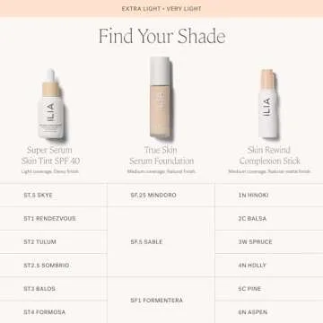 ILIA - Skin Rewind Complexion Stick - Foundation + Concealer + Skincare | Non-Toxic, Vegan, Cruelty-Free, Clean Makeup (4N - Holly, 0.35 oz | 10 g)