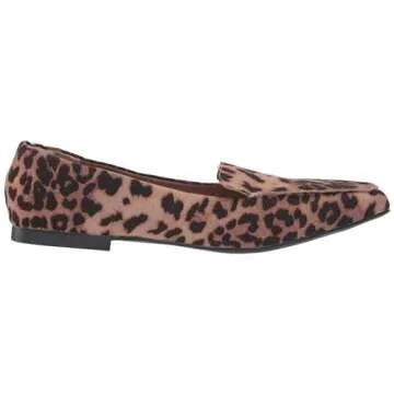 Amazon Essentials Women's Loafer Flat, Rose Leopard, 12