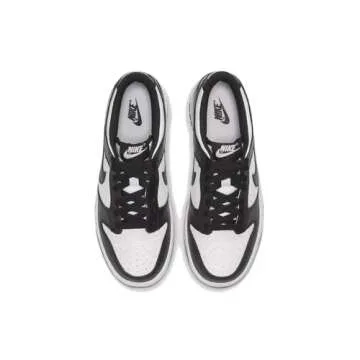 Nike Boy's Dunk Low (Big Kid) White/Black/White 7 Big Kid M