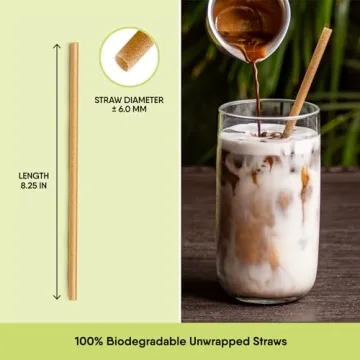 Biodegradable Veggie Straws Eco-Friendly Drinking Straws