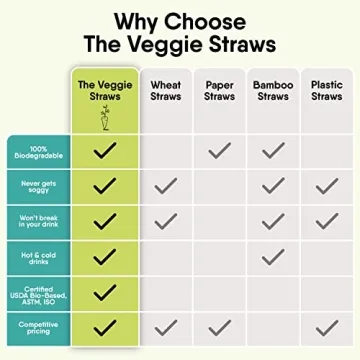 Biodegradable Veggie Straws Eco-Friendly Drinking Straws