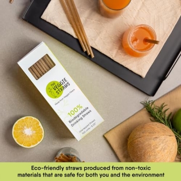 Biodegradable Veggie Straws Eco-Friendly Drinking Straws