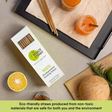 Biodegradable Veggie Straws Eco-Friendly Drinking Straws