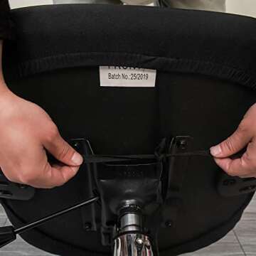 Melaluxe Black Stretchable Chair Covers for Office Use