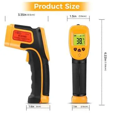 Infrared Thermometer with Laser - Accurate & Safe Measurement