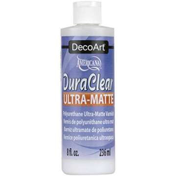 DecoArt Americana DuraClear Ultra Matte Varnish, 8 fl.oz