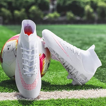 High-Top Soccer Cleats for Youth and Men, Optimal Grip