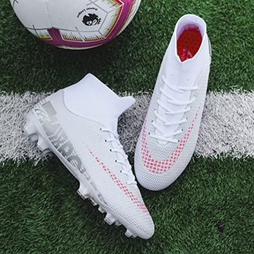 High-Top Soccer Cleats for Youth and Men, Optimal Grip