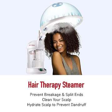 Red by Kiss 2-in-1 Hair & Facial Salon Steamer
