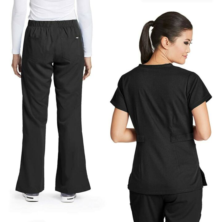 Grey's Anatomy Women's Riley Mock Wrap Scrub Top