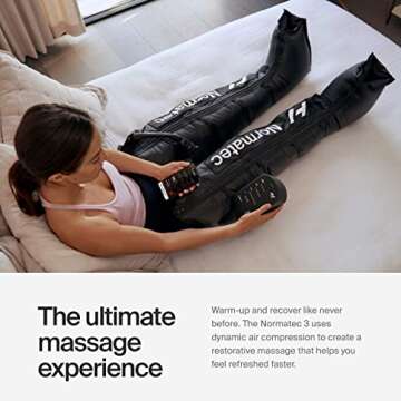 Hyperice Normatec 3 - Recovery System with Patented Dynamic Compression Massage Technology (Normatec 3 Legs + Carry Case)