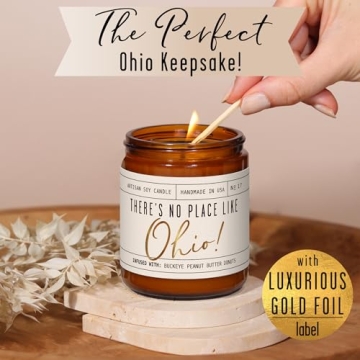 Ohio Gifts - There's No Place Like Ohio Candle 9oz