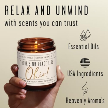 Ohio Gifts - There's No Place Like Ohio Candle 9oz