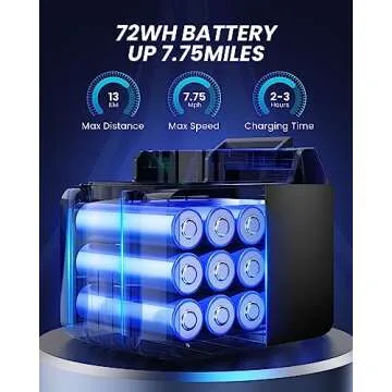 Gyroor Hoverboard New G13 All Terrain Hoverboard with LED Lights & 500W Motor, Self Balancing Off Road Hoverboards with Bluetooth for Kids ages 6-12 and Adults-Black