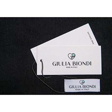 GIULIA BIONDI Cotton Square Scarf Soft Shawl Wrap Sarong Cover up Dress Women Men MADE IN ITALY (Blue, 59" x 59")