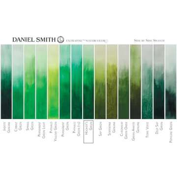 DANIEL SMITH 284600042 , Hooker's Green Extra Fine Watercolor 15ml Paint Tube, 0.5 Fl Oz (Pack of 1)