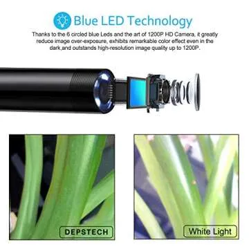 DEPSTECH Wireless Endoscope HD Camera for Inspections