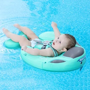 Mambobaby Baby Swim Float with Canopy for Ultimate Safety