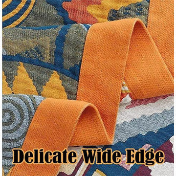 Luxurious Boho Throw Blanket 100% Cotton 60x80 for Comfort