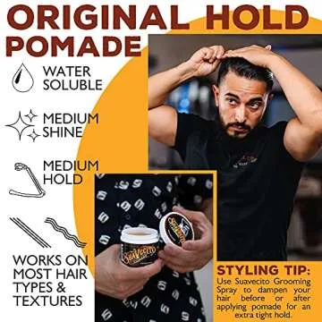 Suavecito Original Hold Pomade for Perfect Hairstyles