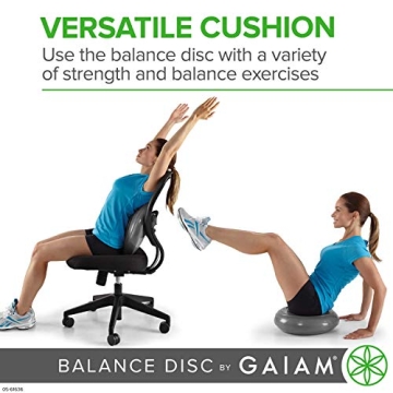 Gaiam Balance Disc Wobble Cushion for Core Support