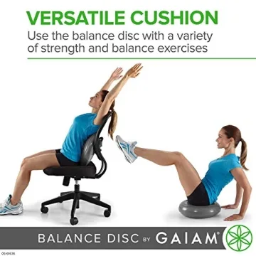 Gaiam Balance Disc Wobble Cushion for Core Support