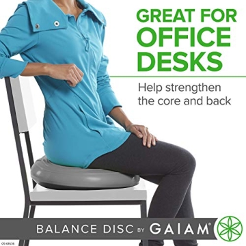 Gaiam Balance Disc Wobble Cushion for Core Support