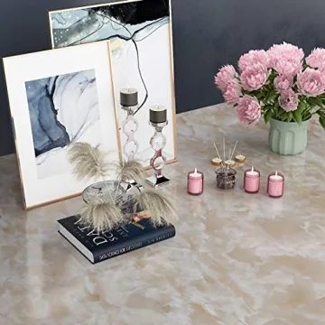 Beige Marble Countertop Contact Paper Waterproof Granite