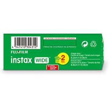 Fujifilm Instax Wide Instant Film Twin Pack - 20 Exposures