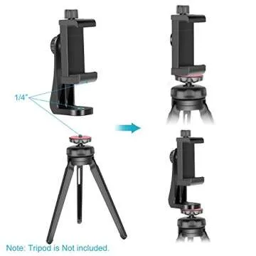 Neewer Smartphone Holder for Tripods - Versatile and Secure