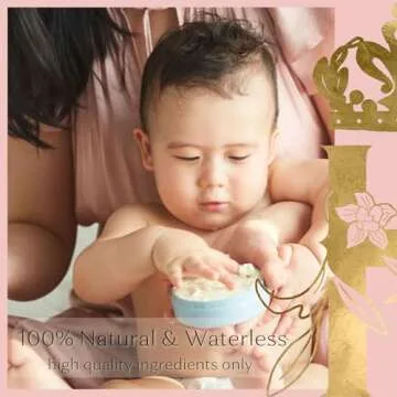 Royal Heir Baby Body and Bum Butter in Pink: Gentle & pH-Balanced-Protects Delicate Skin-Whipped Cocoa Butter with Citrus & Vanilla-3.4 Fl Oz/100 ML