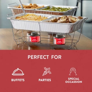 Premium 33-Pc Disposable Chafing Buffet Set