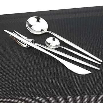 Gugrida 24-Piece Silverware Set – Elegant Stainless Steel Utensils