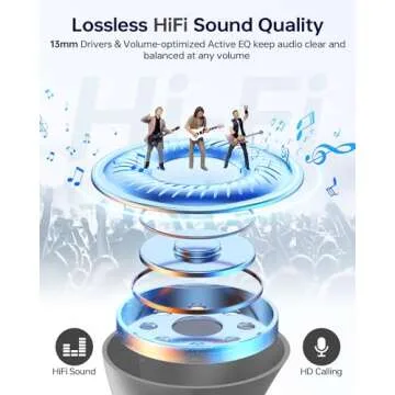 KTGEE Wireless Earbuds Bluetooth 5.3 Headphones, 40Hrs Playback Stereo Ear Buds with LED Display Charging Case IPX7 Waterproof in-Ear Earphones with Mic for Phone Tablet Laptop Sports