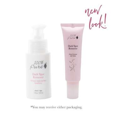 100% PURE Dark Spot Remover, 1 oz, Reduces Dark Spots, Age Spots, Evens Skin Tone, Diminish Spots, V...