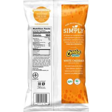 Simply Cheetos Puffs White Cheddar Cheese Flavored Snacks, 8 Ounce