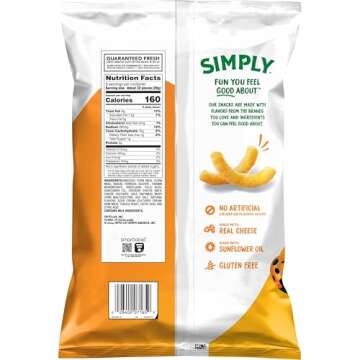 Simply Cheetos Puffs White Cheddar Cheese Flavored Snacks, 8 Ounce