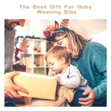 Vicloon Coverall Baby Feeding Bib, Weaning Bib Attaches to Highchair and Table, Long Sleeves Bib with Waterproof, Comfortable,Machine Washable, Baby Bib For 6 Month to 3 Years Old (Pink)