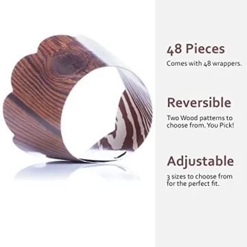 Wood Grain Cupcake Wrappers for Rustic Celebrations