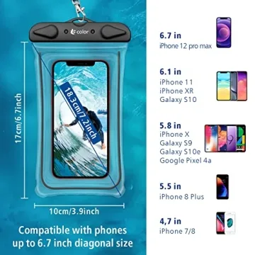 F-color Waterproof Phone Pouch for Aquatic Adventures