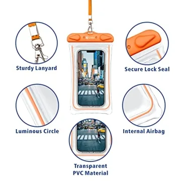 F-color Waterproof Phone Pouch for Aquatic Adventures