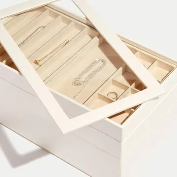 WOLF VAULT Earring Tray - Anti-Tarnish 32 Compartment Insert