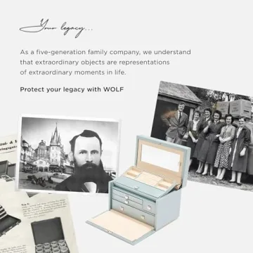 WOLF VAULT Earring Tray - Anti-Tarnish 32 Compartment Insert