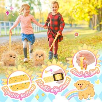 Interactive Plush Walking Dog Toy for Toddlers and Kids