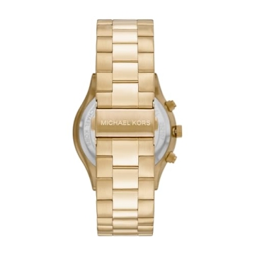 Michael Kors Slim Runway Men's Gold-Tone Chronograph Watch