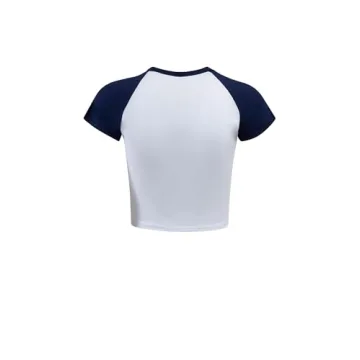 Hype & Vice Homerun Tee - Game Day Ready Crop Top for Women