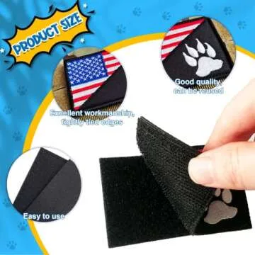 12 PCS Service Dog Patches for Vests and Harnesses